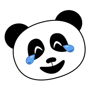 Apathetic Panda Stickers